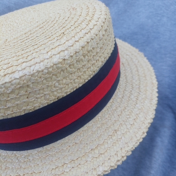 SCALA Pronto Men's Braided Liachow Boater Hat Excellent Condition - Picture 5 of 6